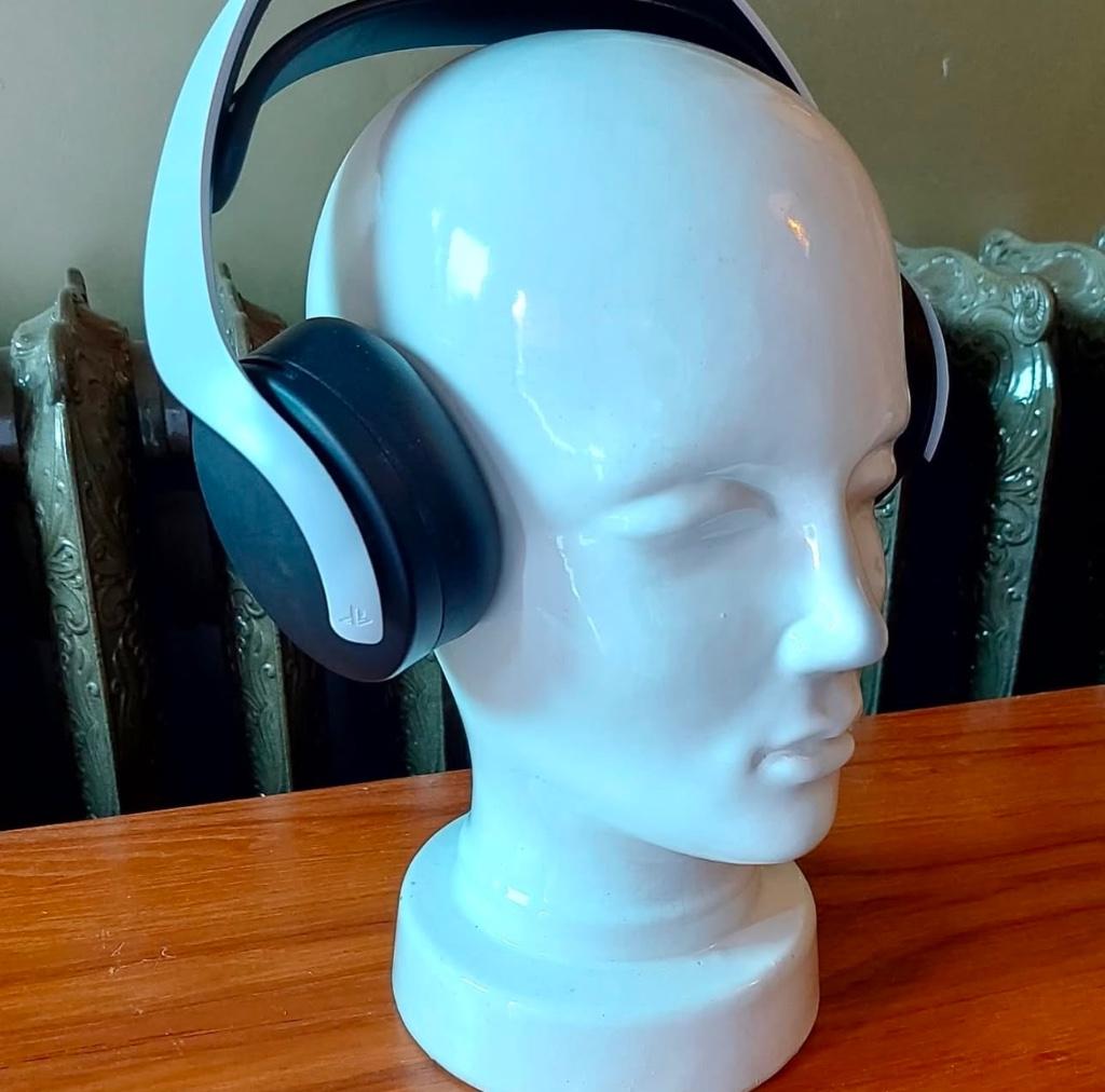 Vintage hoofd in witte keramiek west germany, Antiek en Kunst, Ophalen of Verzenden