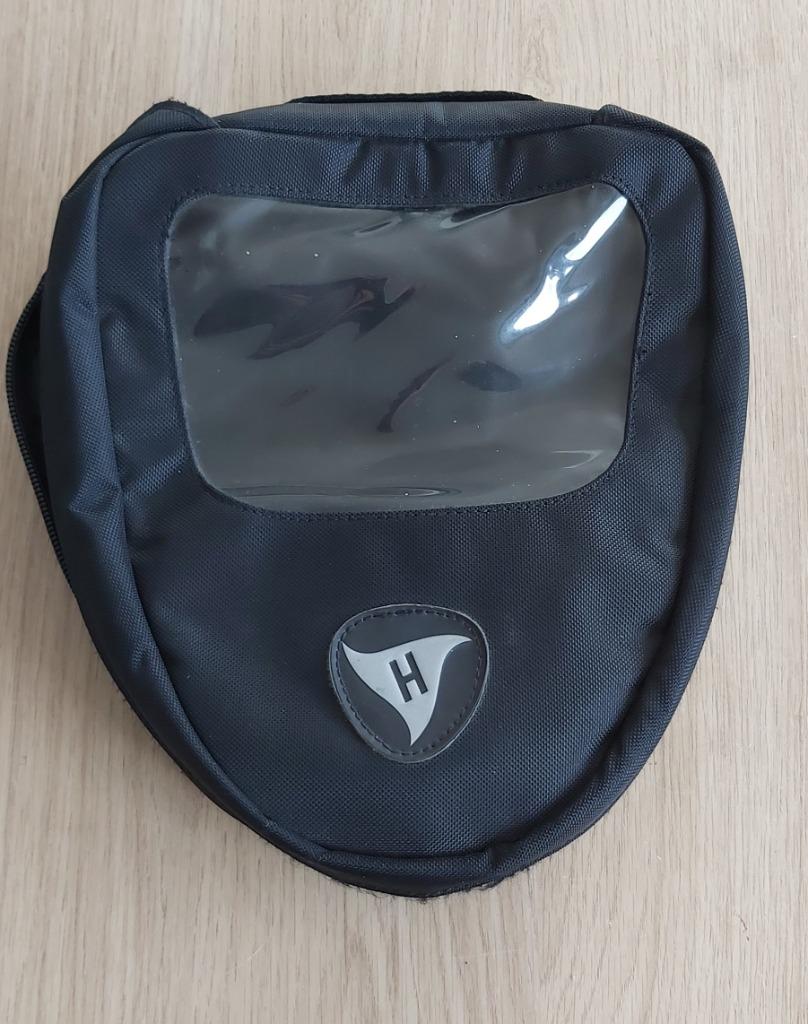 Motor tanktasje zwart met 4 magneten, Ophalen, Zo goed als nieuw