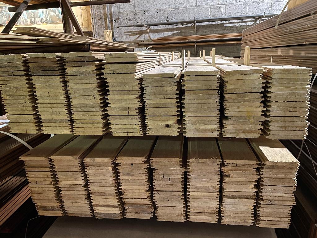 Eiken plank / rabat / planchette 15x130mm Lengte 300cm, Minder dan 25 mm, Eiken, Nieuw, Ophalen of Verzenden