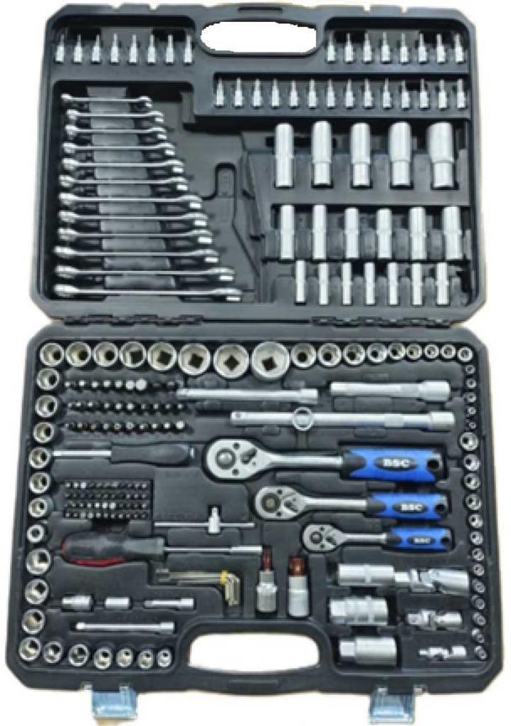 Kit de clés à douille 216 pièces BSC - Nouveau, Enlèvement ou Envoi, Neuf