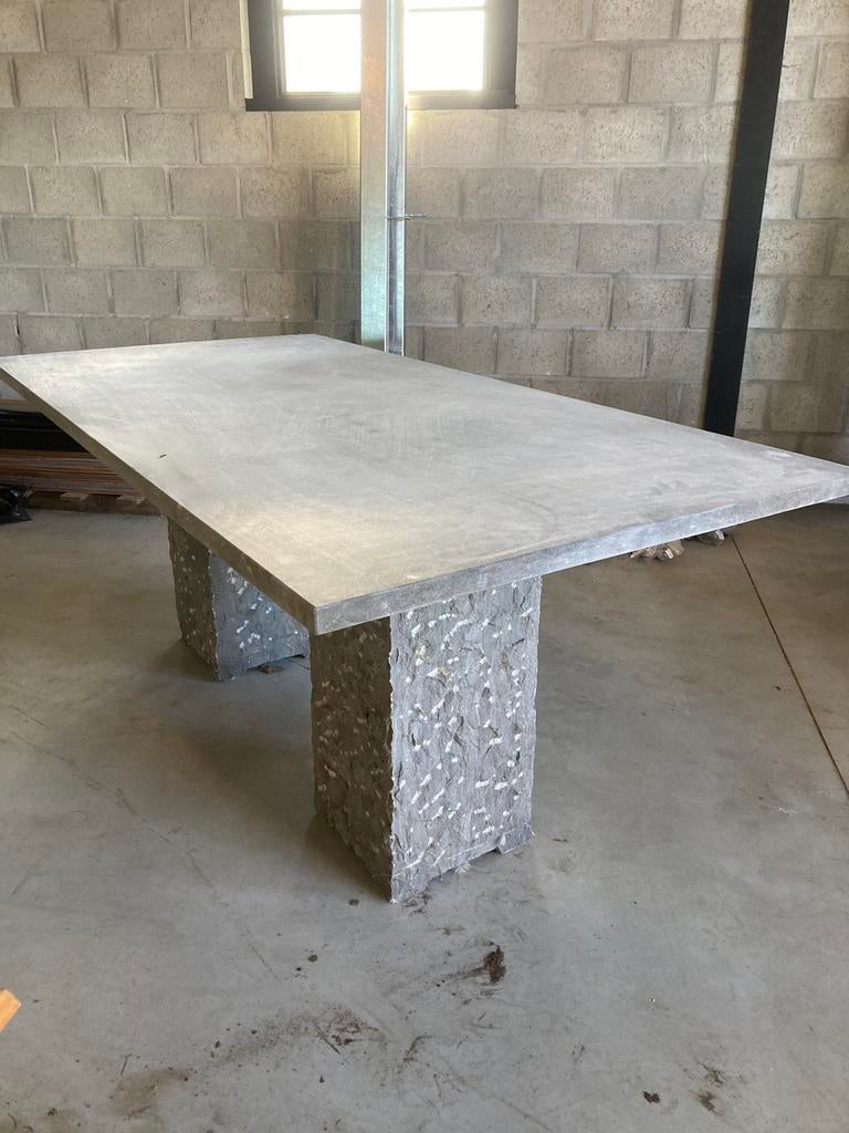 Natuursteen tafel, in goede staat!!!, Tuin en Terras, Ophalen, Gebruikt