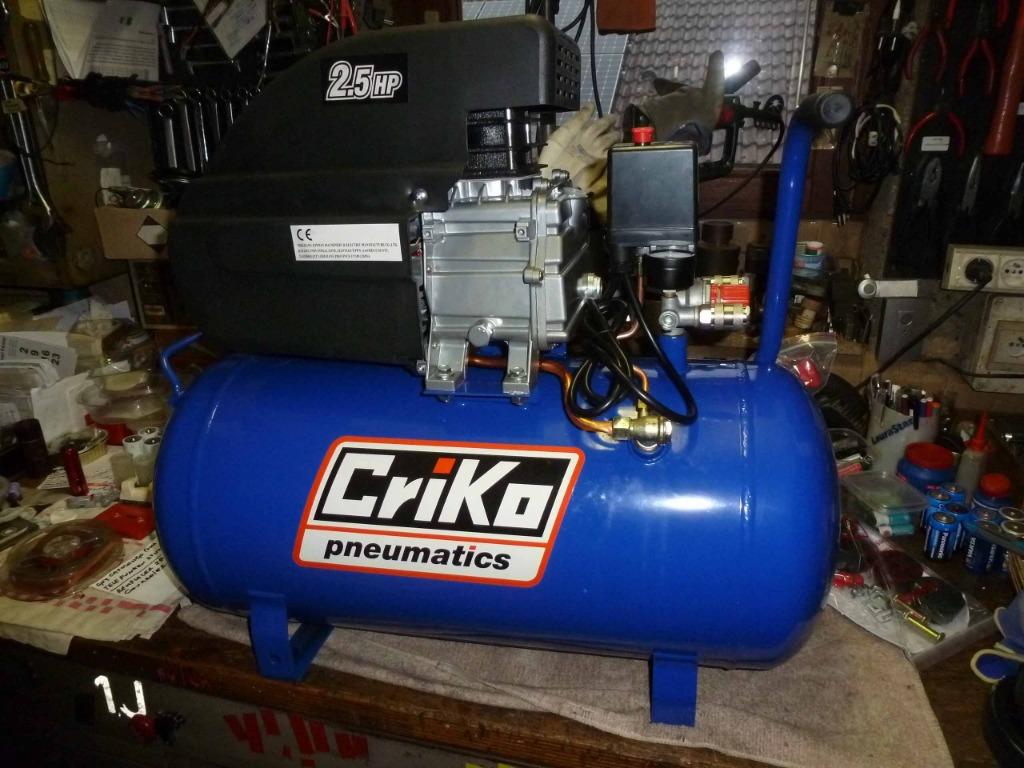compresseur capacité 8 bar - 50 Lit- Criko encore garanti, Ophalen