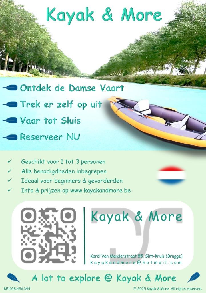 Kayak te huur, Watersport en Boten, Ophalen, Opblaasbaar, Drie personen of meer, Kajak