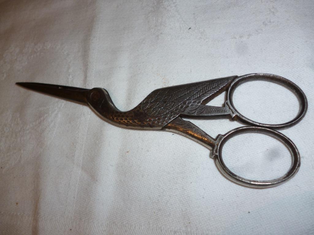 Ancien ciseaux à grue ciseaux en forme de grue oiseaux, Enlèvement ou Envoi