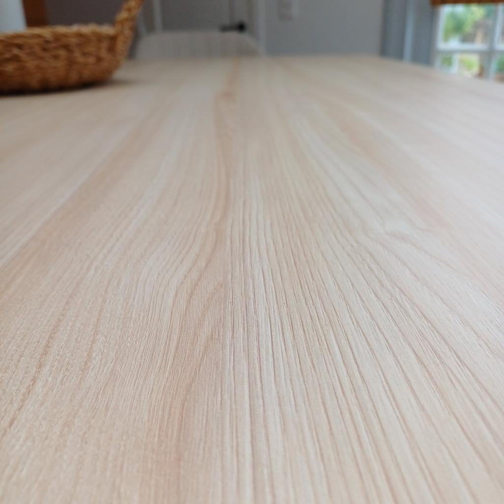 Juntoo,tafelblad lichte eik rechthoek 160x90cm, Huis en Inrichting, Tafels | Eettafels, Zo goed als nieuw, Ophalen