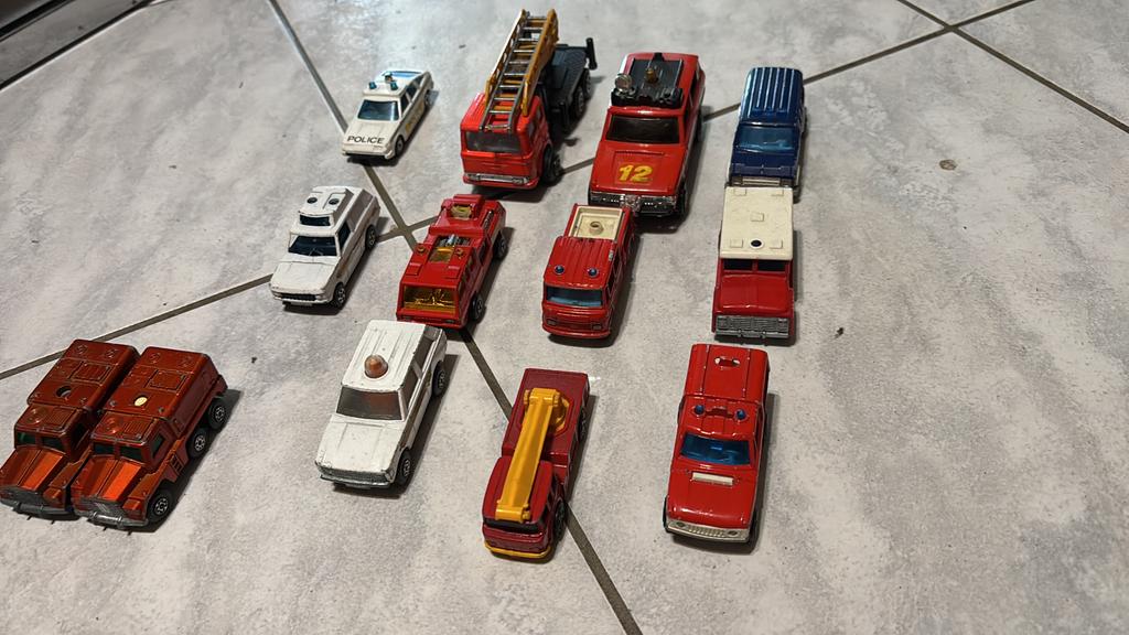 Véhicule  pompier majorette match box, Enlèvement ou Envoi