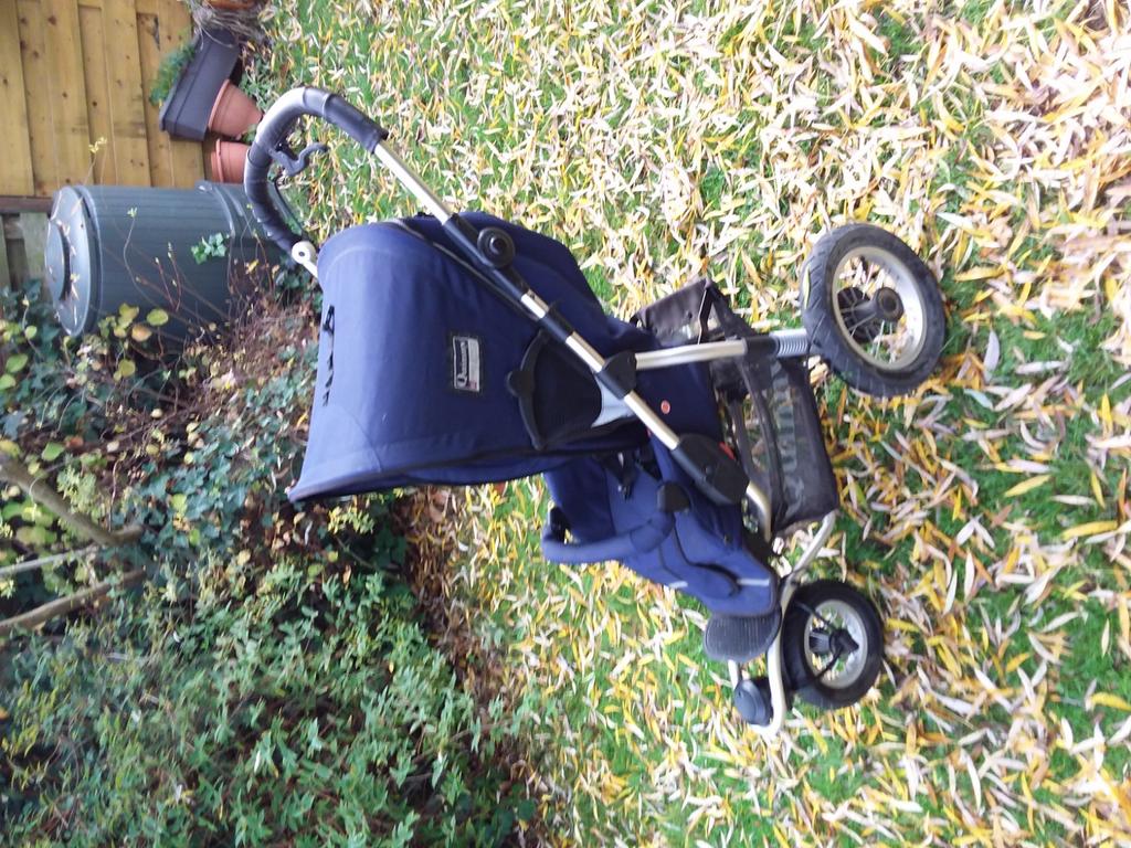 Kinderwagen blauw, merk Quinny Freestyle comfort, Kinderen en Baby's, Ophalen, Gebruikt, Quinny, Voetenzak