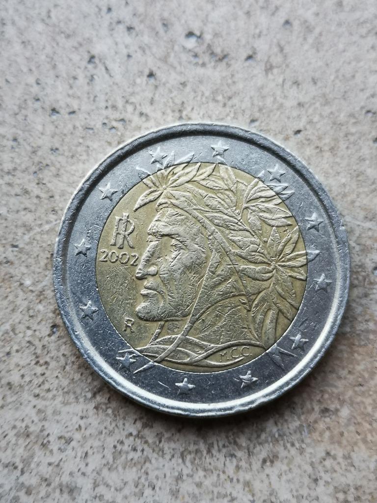 Pièce de 2 euros Italie 2002, Timbres & Monnaies, Enlèvement ou Envoi, Italie