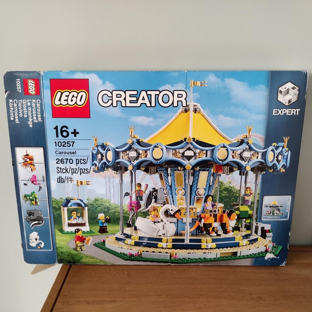 Lego 10257 Creator Expert Draaimolen, Kinderen en Baby's, Speelgoed | Duplo en Lego, Ophalen of Verzenden, Zo goed als nieuw, Complete set