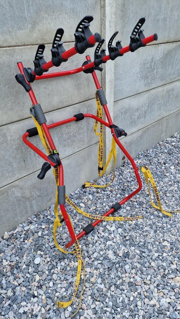 Porte-vélos de coffre suspendu MOTTEZ pour 3 vélos, Autos : Divers, Porte-vélos, Enlèvement, 3 vélos ou plus, Utilisé