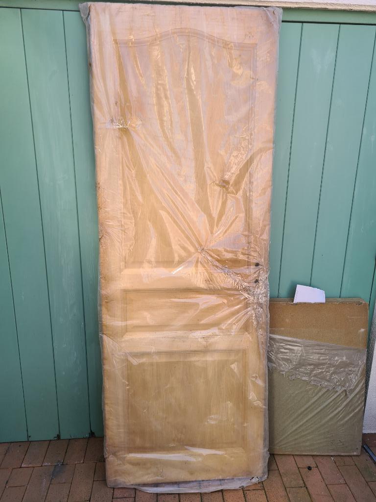 Porte d'intérieur en Frêne massif, Bricolage & Construction, Châssis & Portes coulissantes, Enlèvement, Comme neuf, Bois, Autres types