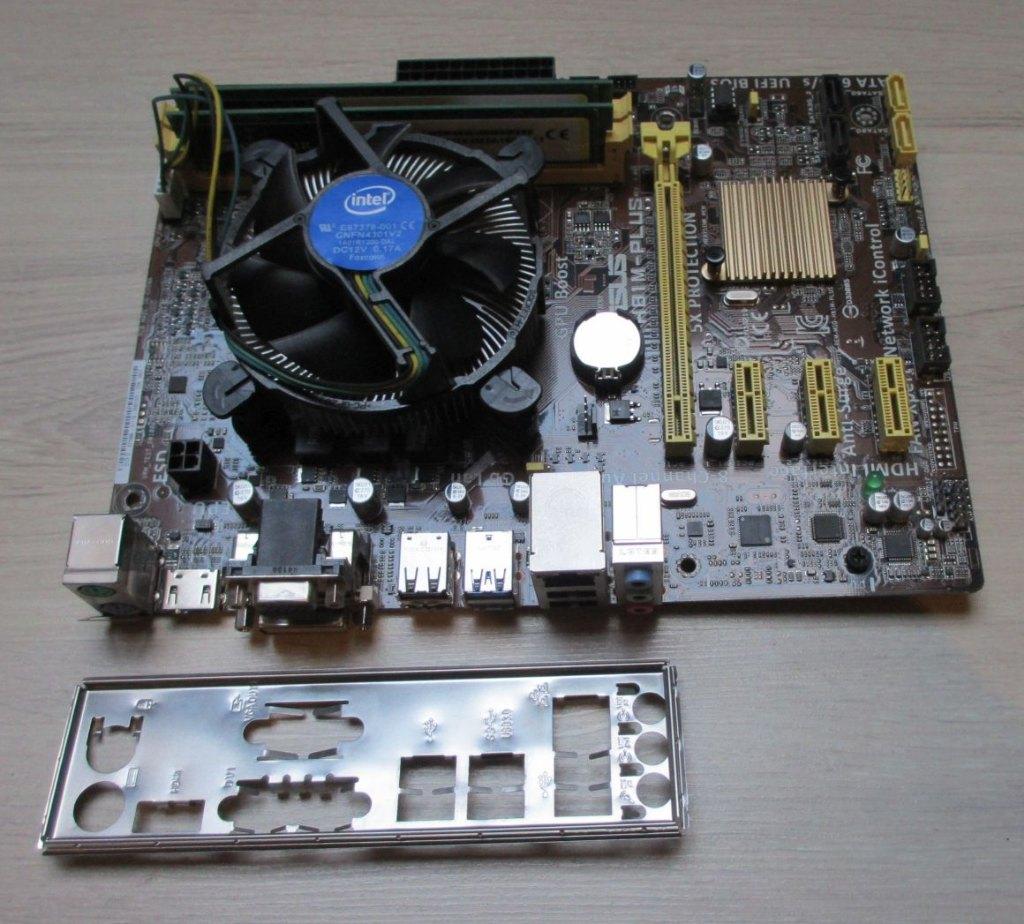 Asus H81M-Plus, I5-4460, 8gb, Informatique & Logiciels, Enlèvement ou Envoi, Micro-ATX, Utilisé, LGA 1150