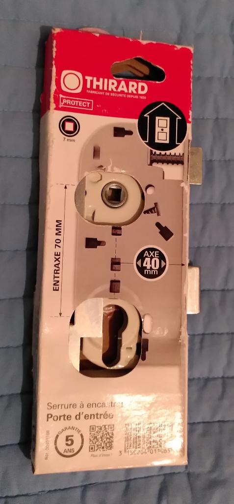 serrure a encastrer pour porte d'entrée, Enlèvement ou Envoi, Neuf, Fer, Loquet ou Poignée