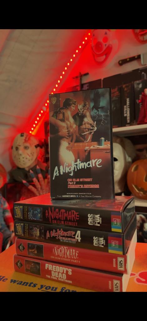 VHS casettes van A Nightmare on elm street, Cd's en Dvd's, Ophalen, Zo goed als nieuw