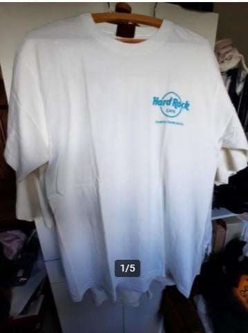 T-Shirt "Hard Rock Café - Santa Domingo (Nieuw), Maat 48/50 (M), Wit, Nieuw, Ophalen of Verzenden