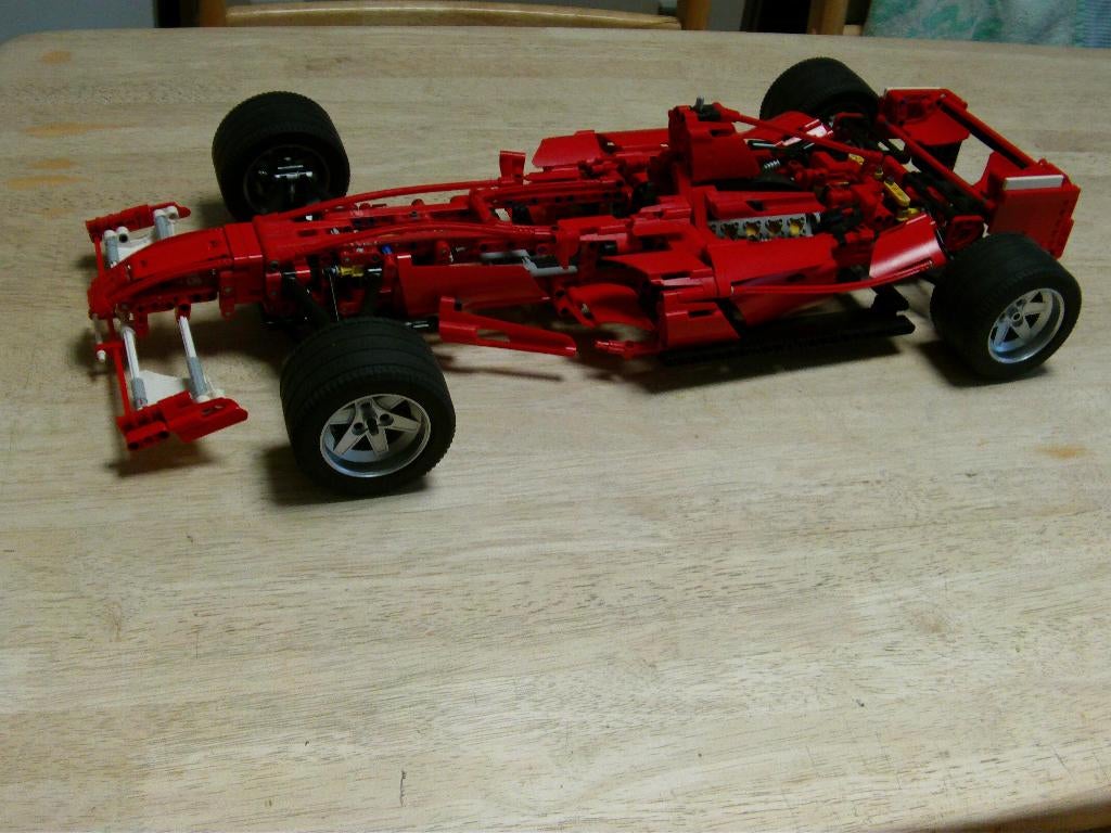 lego,  Racers: Ferrari:Ferrari F1 Racer 1:8 / 8674, Ophalen of Verzenden, Gebruikt, Complete set, Lego