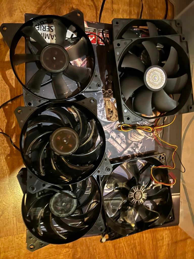 PC fans 120 mm, Ophalen of Verzenden, Zo goed als nieuw