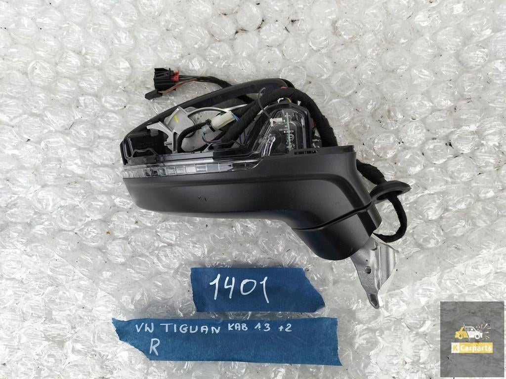 22592002, VW TIGUAN II RECHTER SPIEGEL 13+2 PIN 22592002, Auto-onderdelen, Spiegels, Gebruikt, Volkswagen, Volkswagen AG, Vw@volkswagen.de