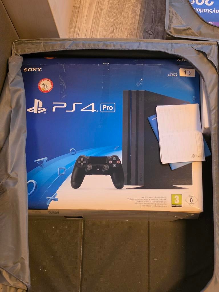 PS4 Pro 1TB CUH-7016B with box and controller, Gebruikt, Ophalen of Verzenden, 1 TB, Met 1 controller