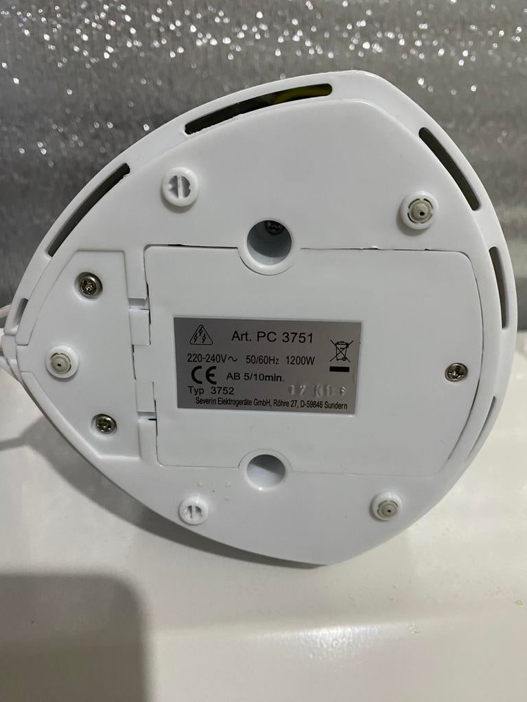 Popcorn severin, Enlèvement, Comme neuf