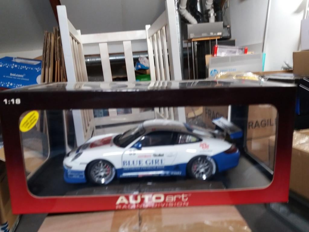 Autoart 1/18 Porsche 911 997 GT3 PCCA WINNER 2006 88, Hobby en Vrije tijd, Modelauto's | 1:18, Zo goed als nieuw, Auto, Autoart