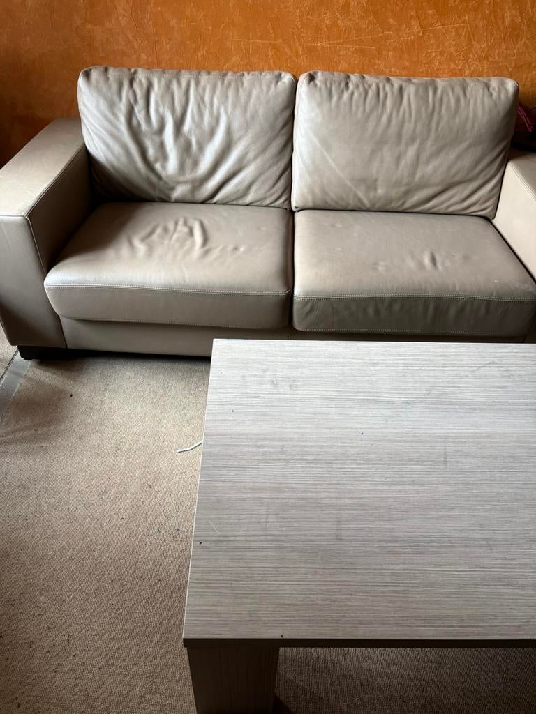 Siège en cuir, Maison & Meubles, Canapés | Salons, Enlèvement, Comme neuf