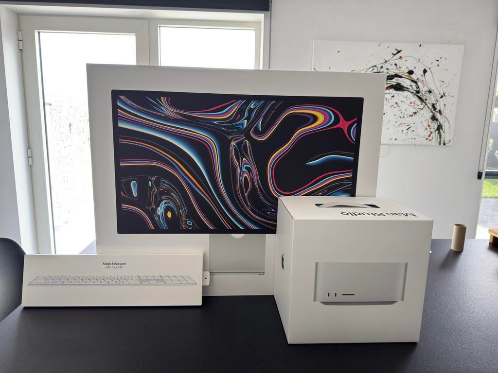 Apple Mac Studio - niet gebruikt + garantie + doos + factuur, Informatique & Logiciels, Apple Desktops, Enlèvement, 32 GB, Autres modèles