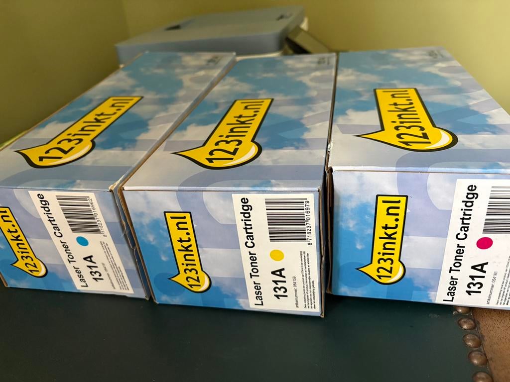 Laser Toner Cartridge 3 stuks Hp, Computers en Software, Printerbenodigdheden, Ophalen of Verzenden, Nieuw, Cartridge