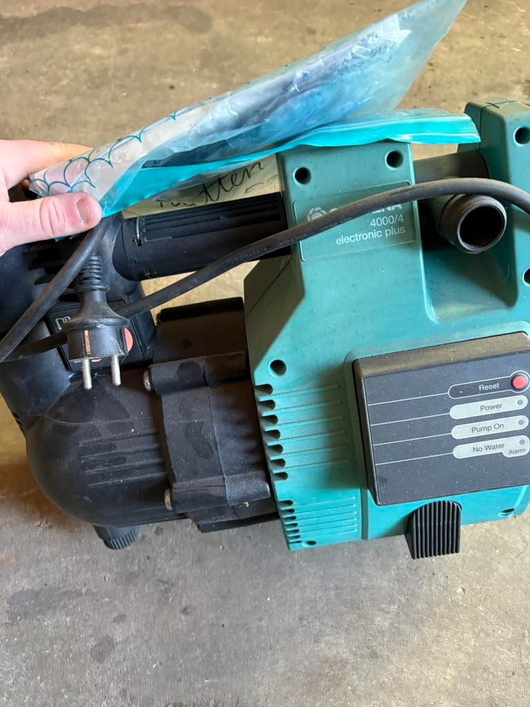 Gardena- hydrofoorpomp, Enlèvement, Utilisé