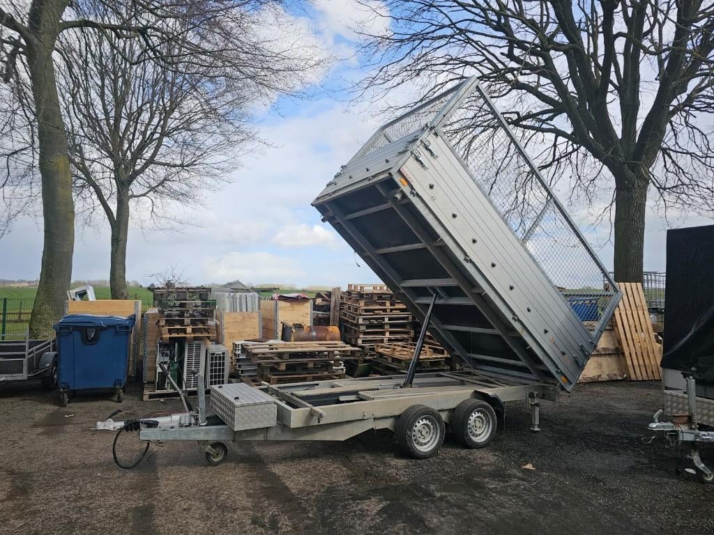 Saris kipper/elektrische aanhangwagen | 356 x 184cm | 3,5ton, Ophalen, Gebruikt