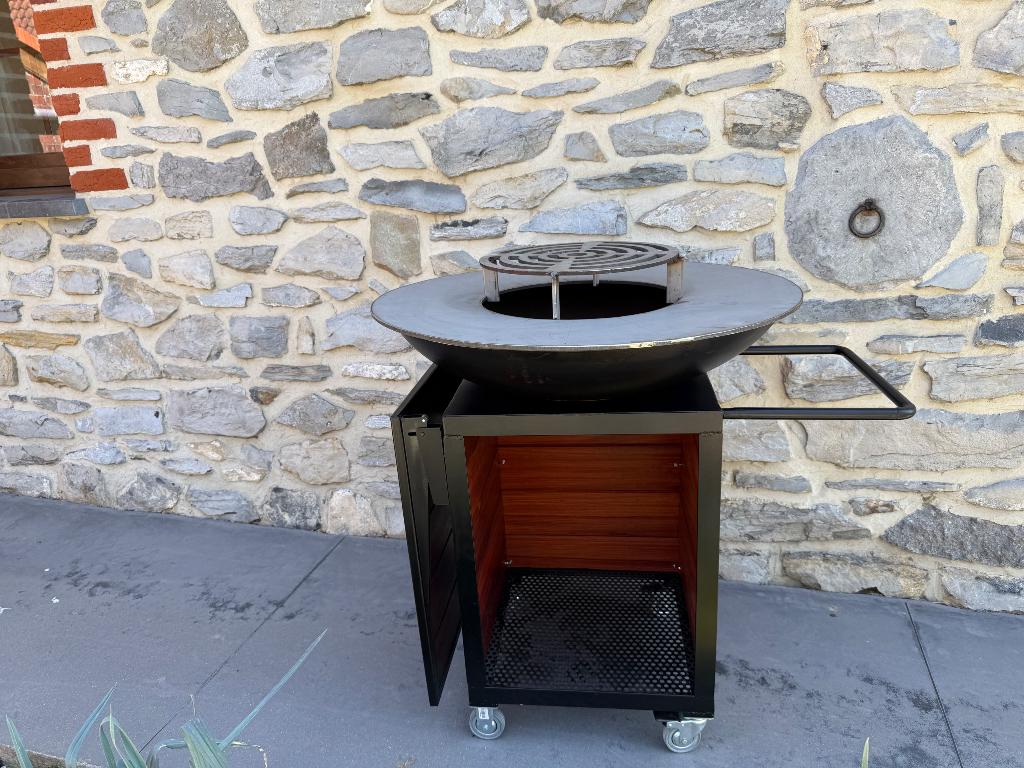 Plancha, Jardin & Terrasse, Barbecues au charbon de bois, Enlèvement, Neuf, Avec accessoires