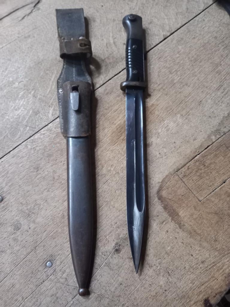 Baïonnette allemande 41 fnj., Collections, Enlèvement