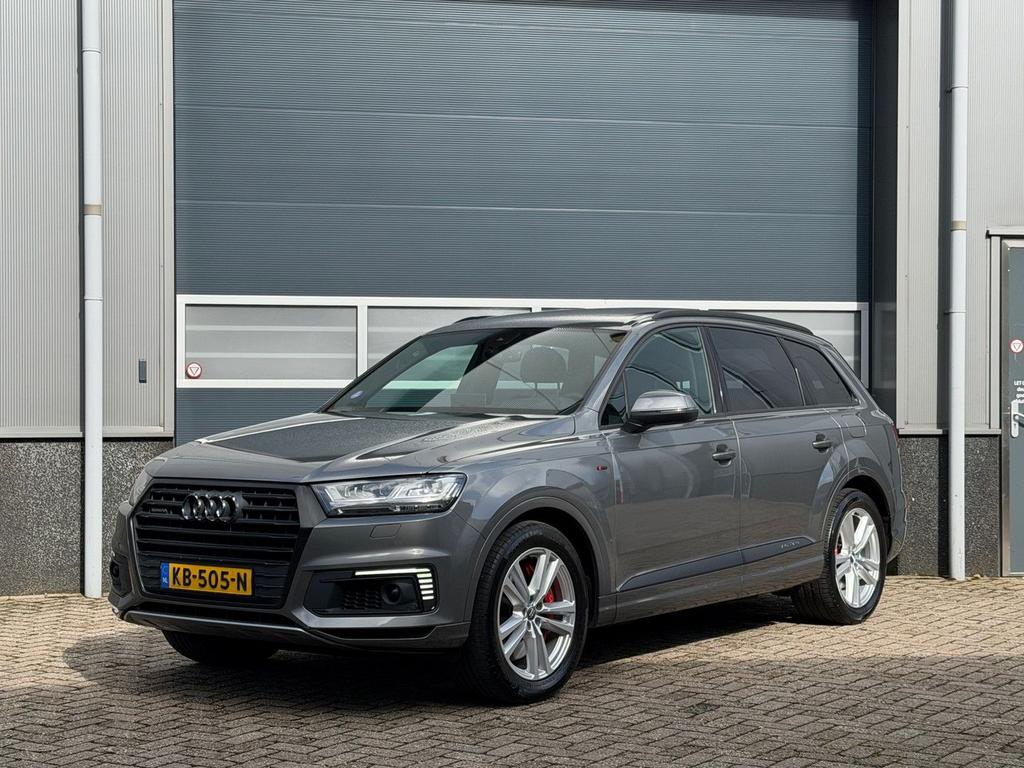 Audi Q7 3.0 TDI e-tron quattro Premium bj.2016 Camera|Pano|T, Auto's, Automaat, Zwart, Q7, 17 kWh