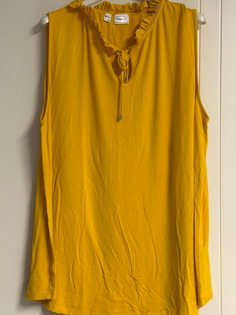 Nieuwe zomerse top van Bodyflirt (48/50), Ophalen, Geel, Maat 46/48 (XL) of groter, Nieuw