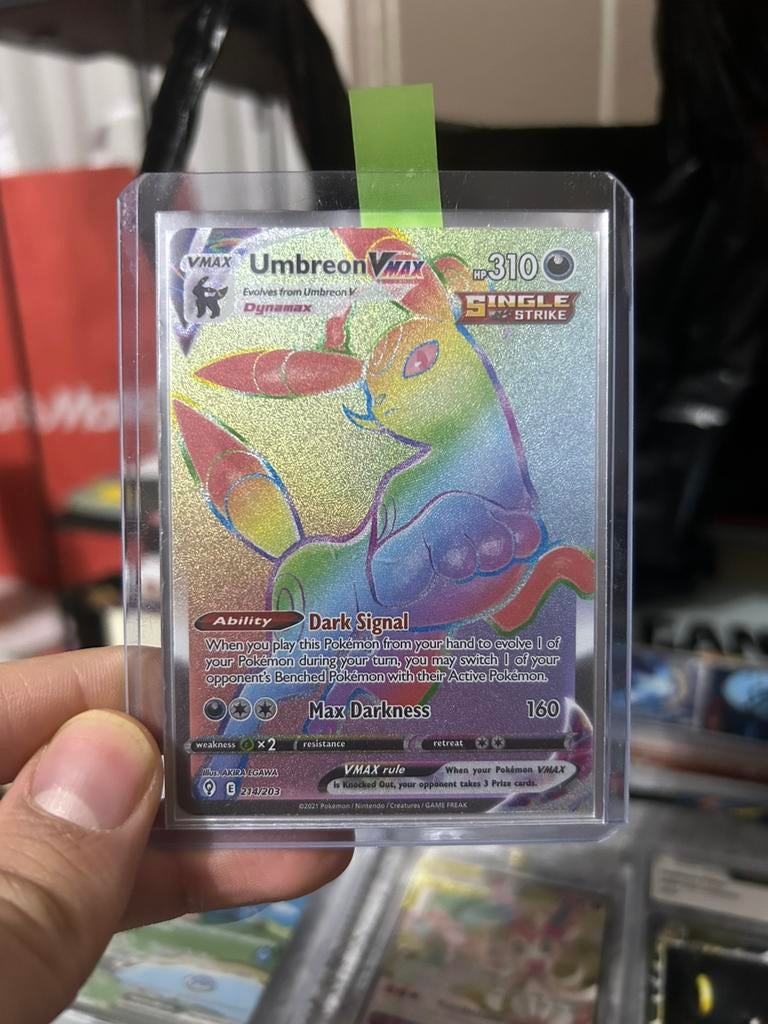 Umbreon Vmax 214/203, Ophalen, Nieuw, Losse kaart