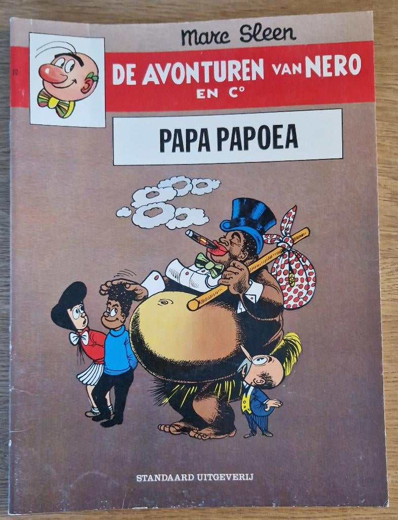 Nero - Papa Papoea -70-1e dr-1981 Strip, Une BD, Comme neuf