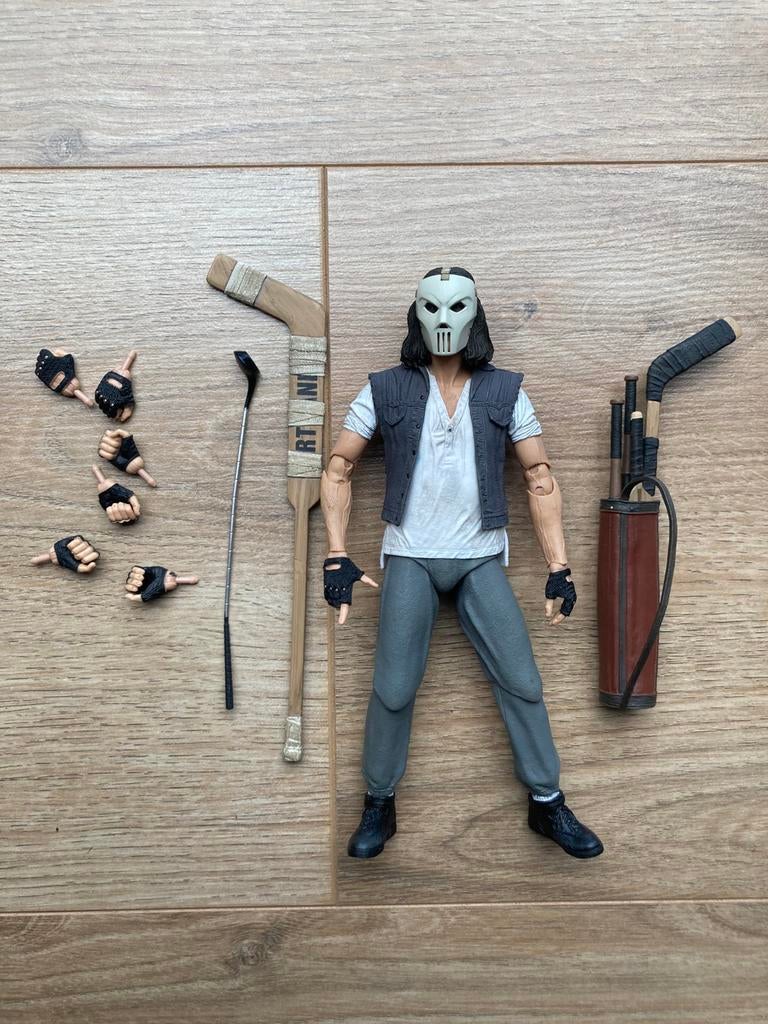 Ninja turtles casey jones, Kinderen en Baby's, Speelgoed | Actiefiguren, Verzenden, Zo goed als nieuw