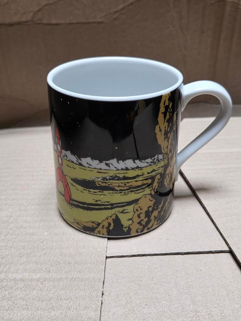 Mug Tintin on a marché sur la lune fusée