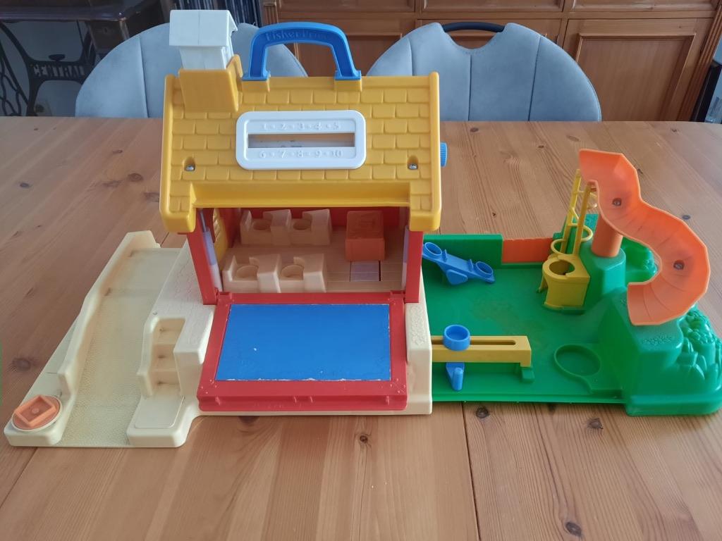 Fisher price vintage school, Kinderen en Baby's, Speelgoed | Fisher-Price, Ophalen, Gebruikt, Speelset