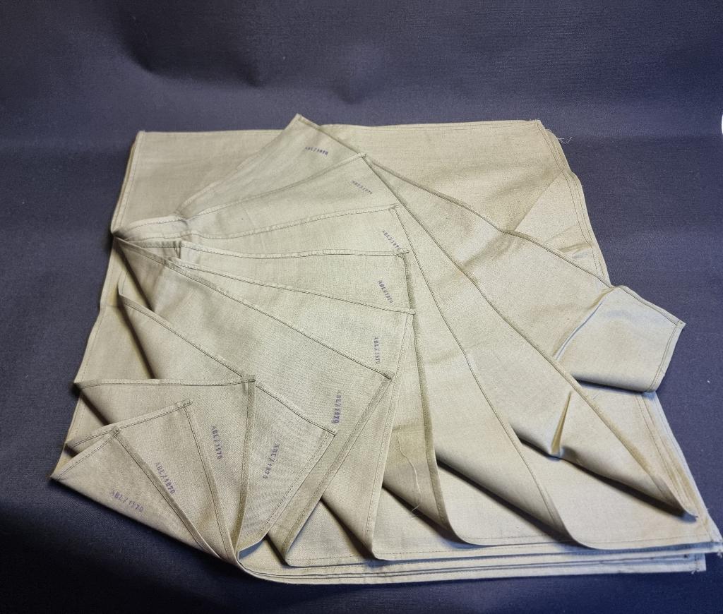 serviette / mouchoirs ABL 1970 x10, Collections, Enlèvement ou Envoi, Autres, Vêtements ou Chaussures