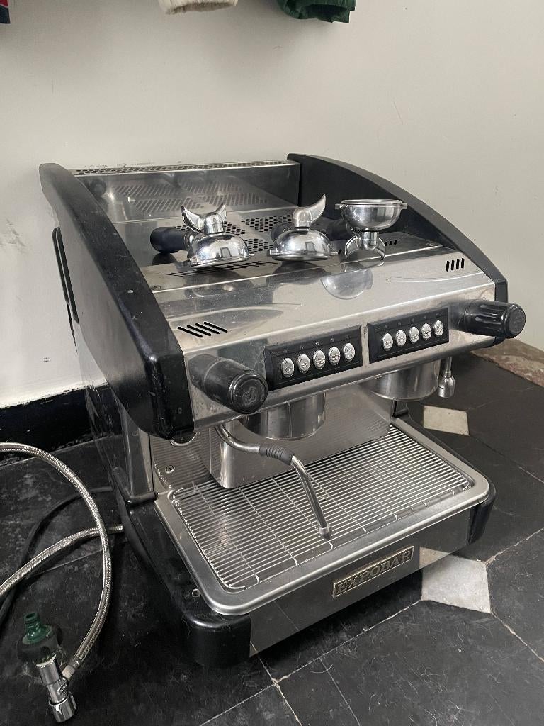 Espressomachine Expobar + molen, Elektronische apparatuur, Koffiezetapparaten, Gebruikt, Espresso apparaat, 2 tot 4 kopjes, Gemalen koffie