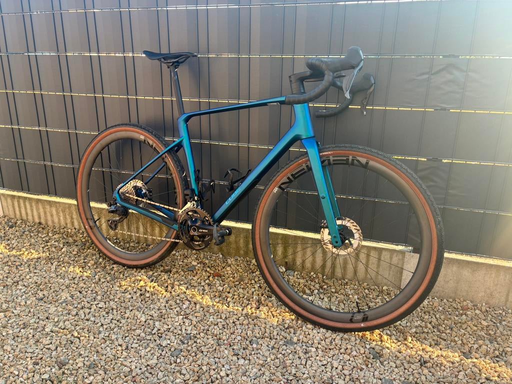 Cube gravel, fiets, Vélos & Vélomoteurs, Vélos | Vélos de course, Enlèvement, Comme neuf, Carbone