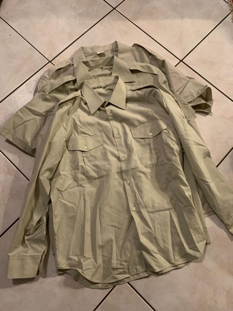 Militaria Armée Française Lot de 3 Chemises AT, Envoi, Armée de terre, Vêtements ou Chaussures