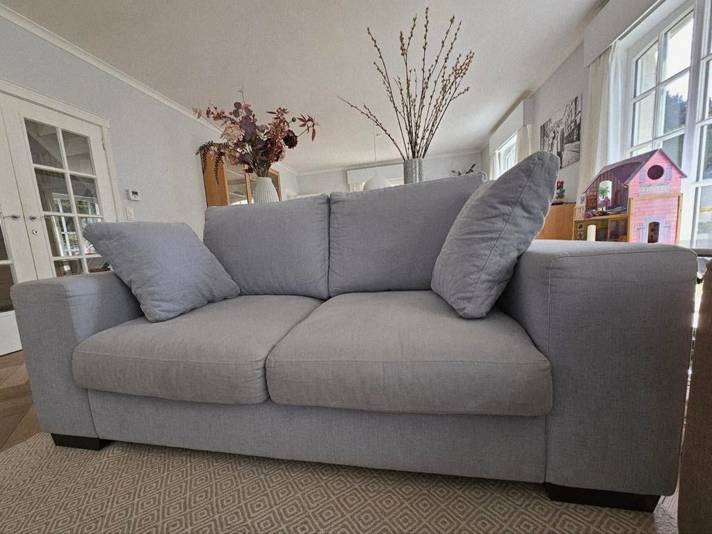 Licht blauwe zetel 2 zit, Ophalen