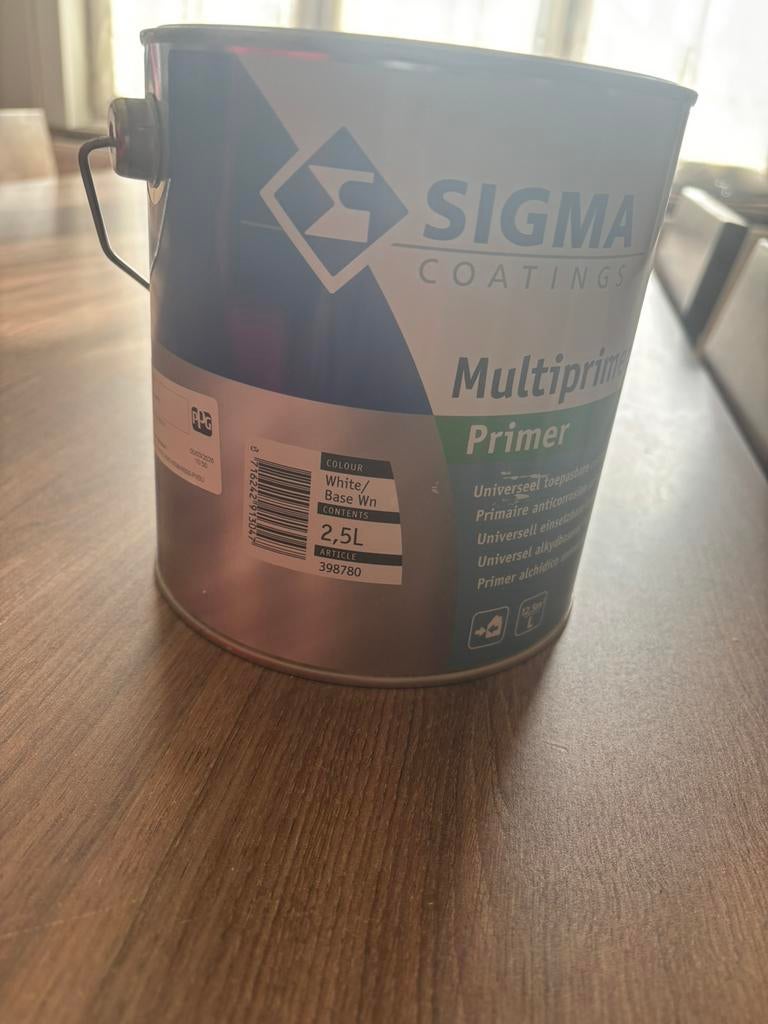 Peinture sigma satiné 2,5 litres par pots plusieurs dispo, Bricolage & Construction, Enlèvement, Comme neuf, Peinture
