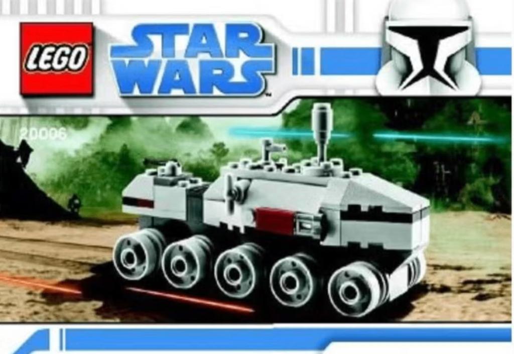 !!!!GEZOCHT!!!! Lego Star Wars / 20006 Clone Turbo Tank, Ophalen of Verzenden, Zo goed als nieuw, Complete set, Lego