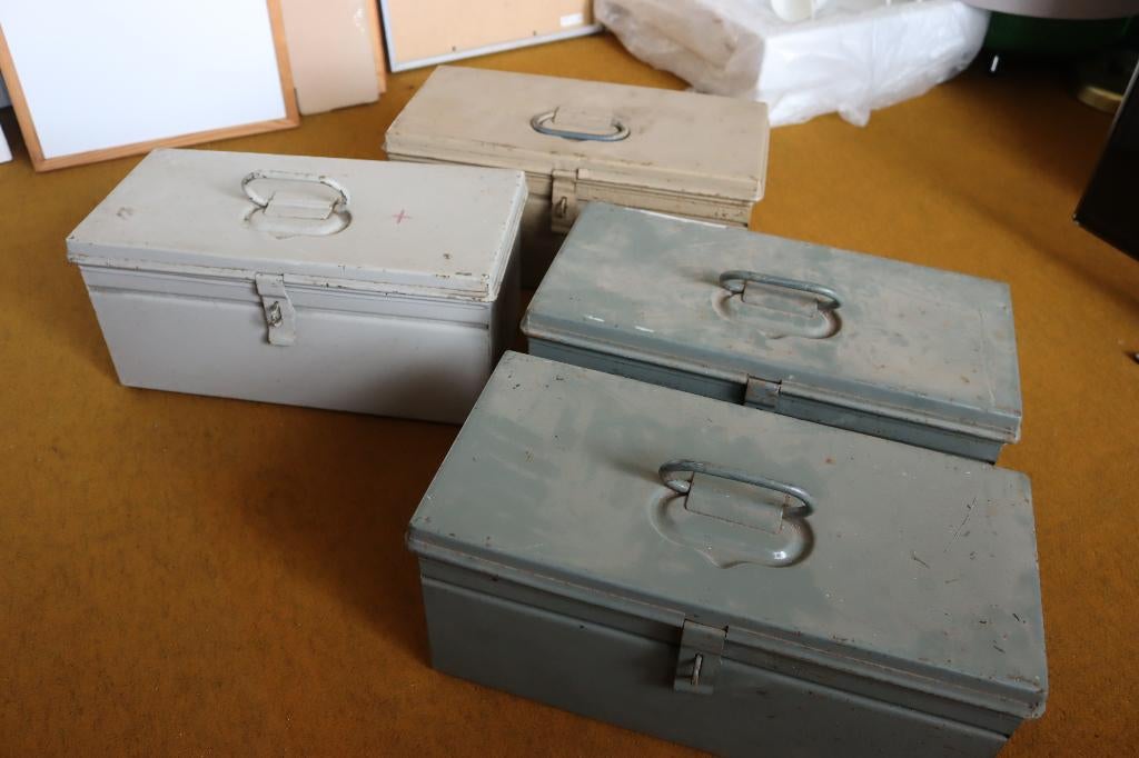 Metalen werkbakken, Doe-het-zelf en Bouw, Gereedschapskisten, Gebruikt, Ophalen