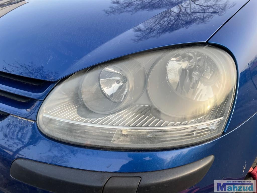 VW GOLF 5 links koplamp 2004-2009, Gebruikt, Volkswagen, Volkswagen AG, Vw@volkswagen.de