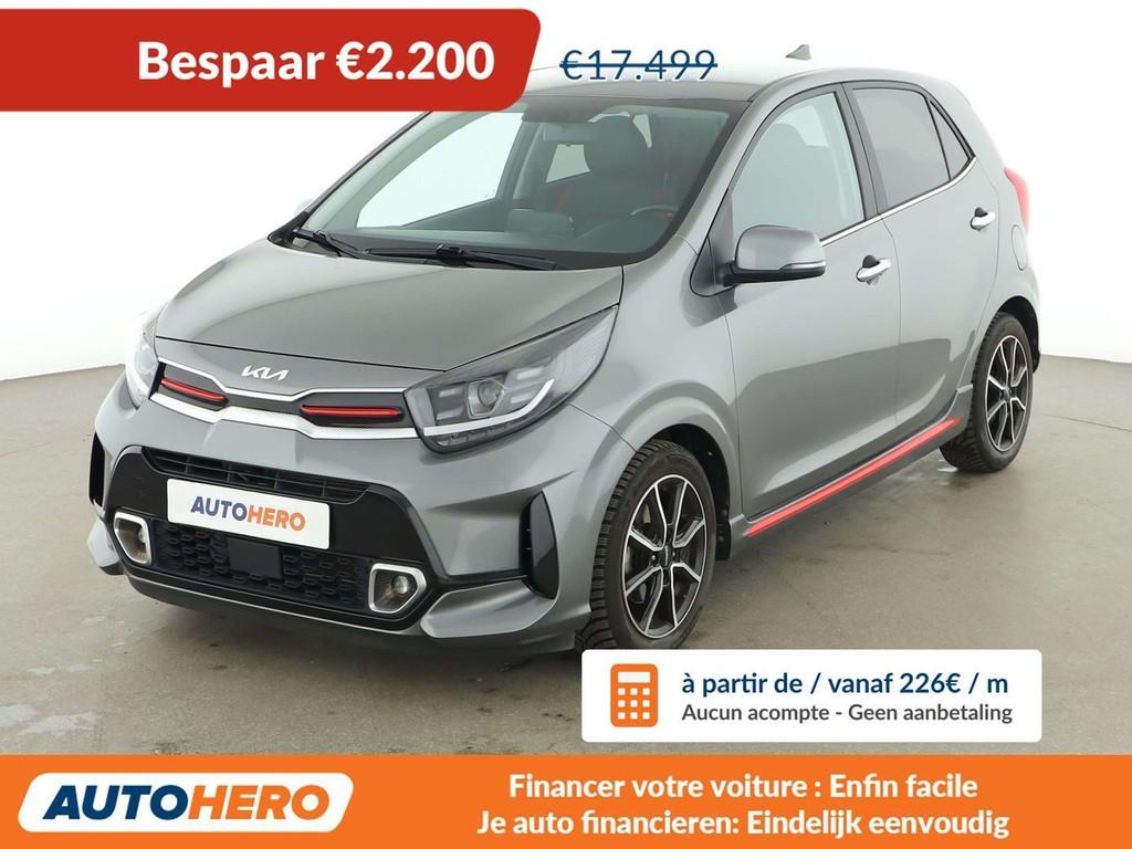 Kia Picanto 1.2 GT Line (année de construction 2022), Autos, Argent ou Gris, Euro 6, Noir, 5 places