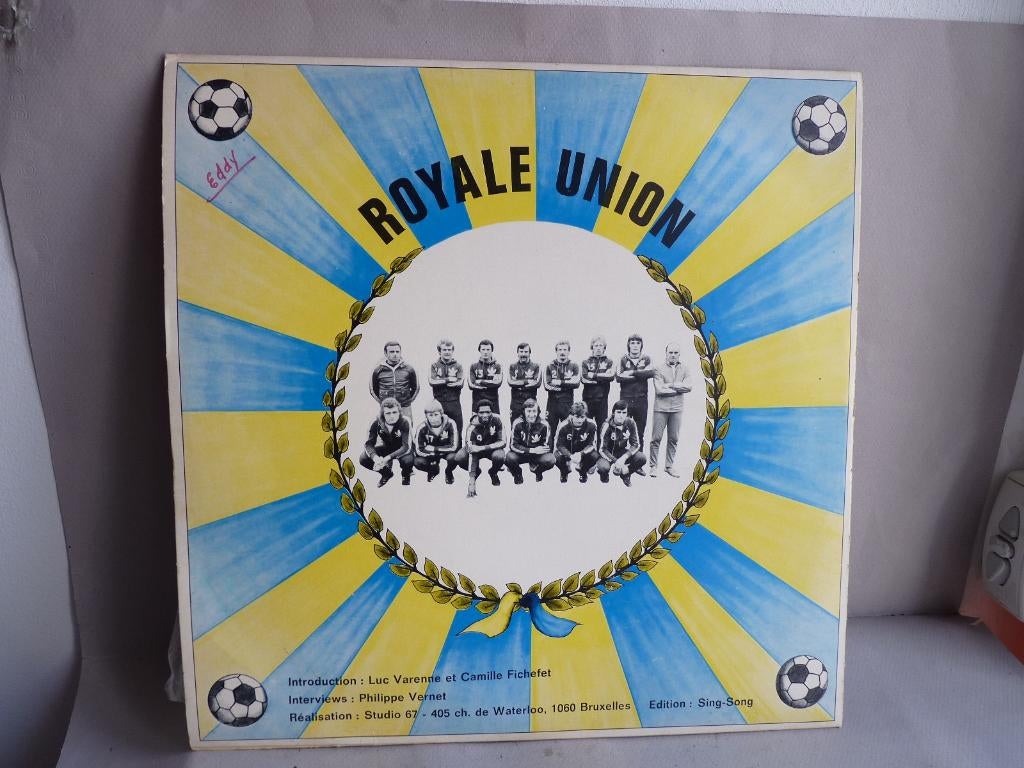 Disque vinyl Union Saint Gilloise vintage - USG, Verzamelen, Sportartikelen en Voetbal, Ophalen of Verzenden, Gebruikt